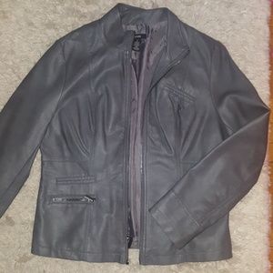 Faux Leather Jacket